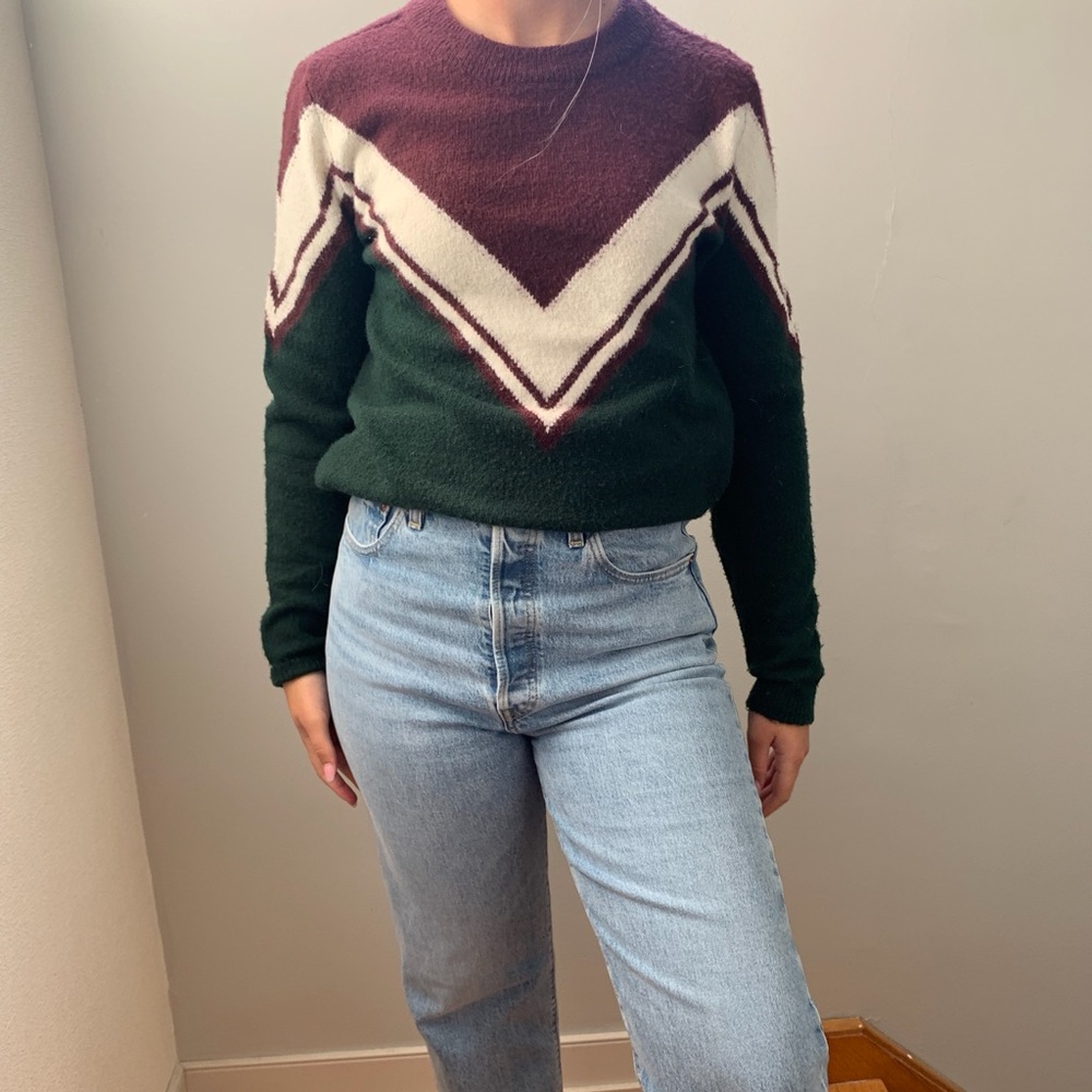 V-Stripe Sweater